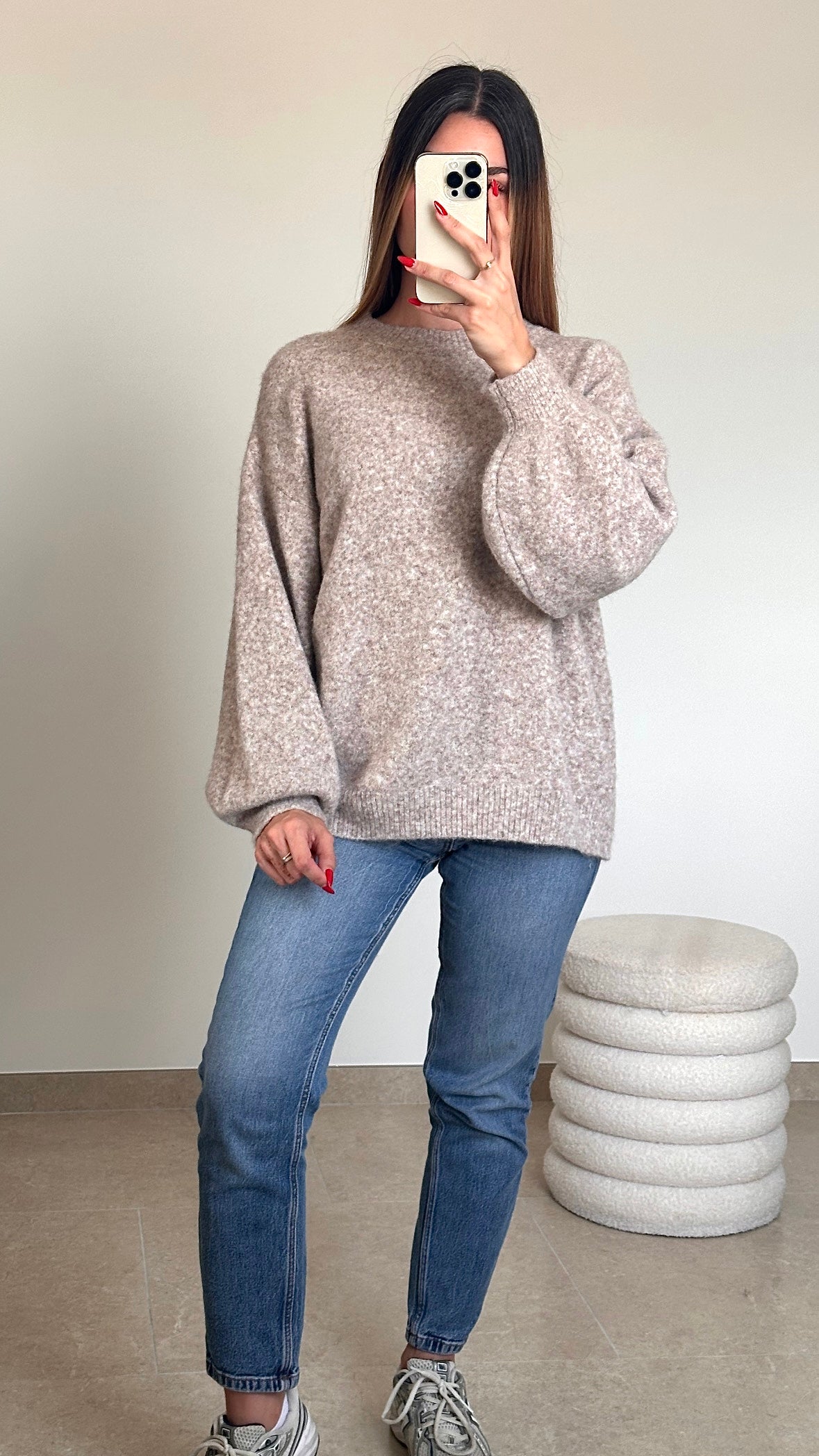 Pull Maya - taupe