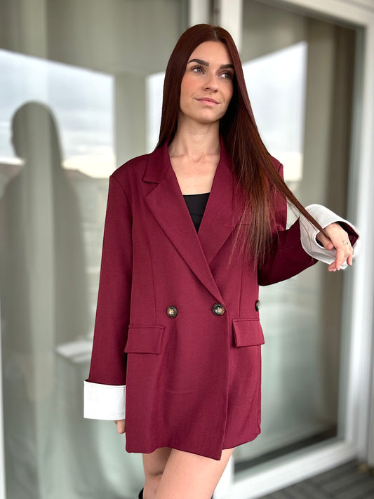 Blazer Blair - bordeaux