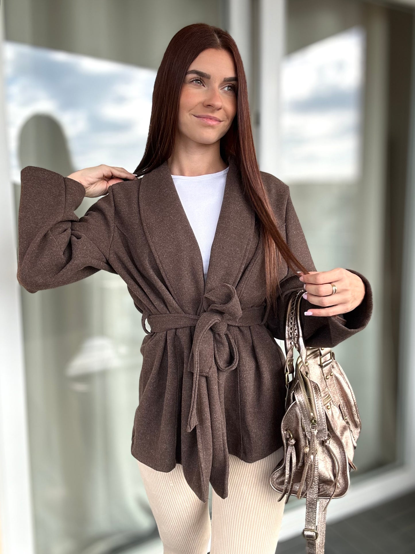 Manteau Joy - marron