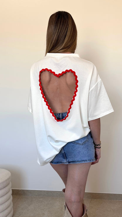 T-shirt Cœur