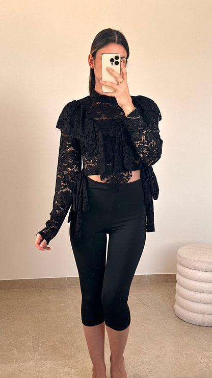 Top Ava - noir