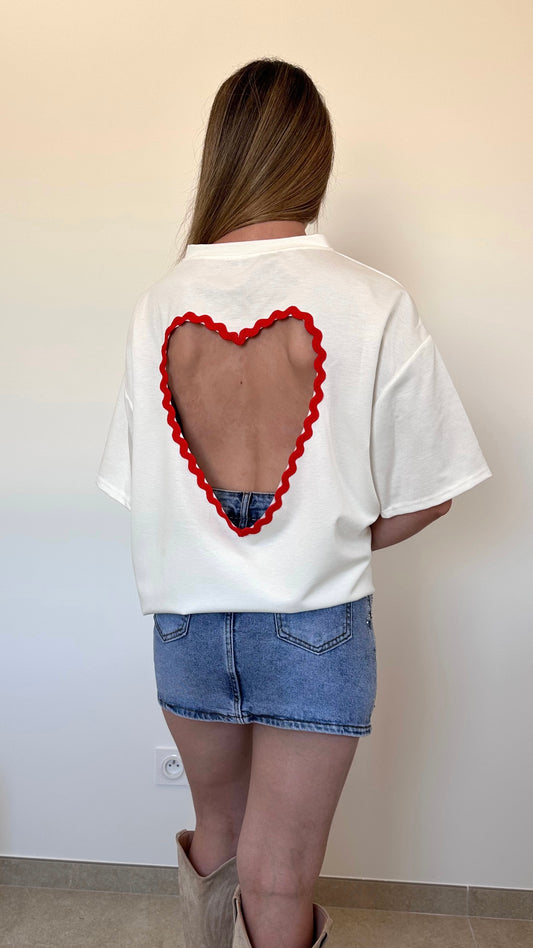 T-shirt Cœur
