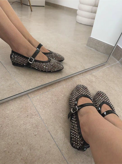 Ballerines Strass
