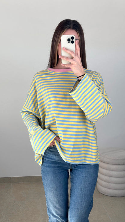 T-shirt Marinière - manches longues