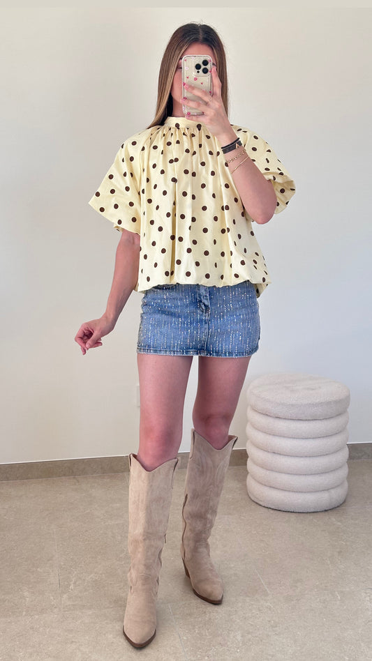 Blouse Amber - jaune