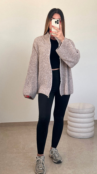 Gilet Ninon - taupe