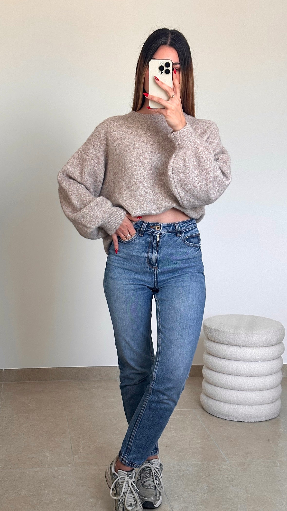 Pull Maya - taupe