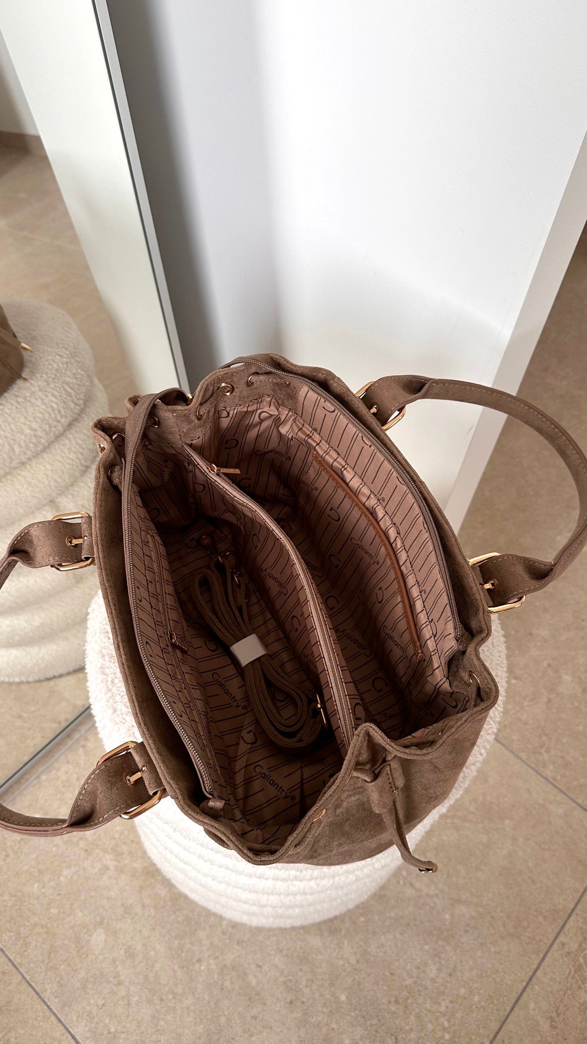 Sac Alma moyen - Taupe