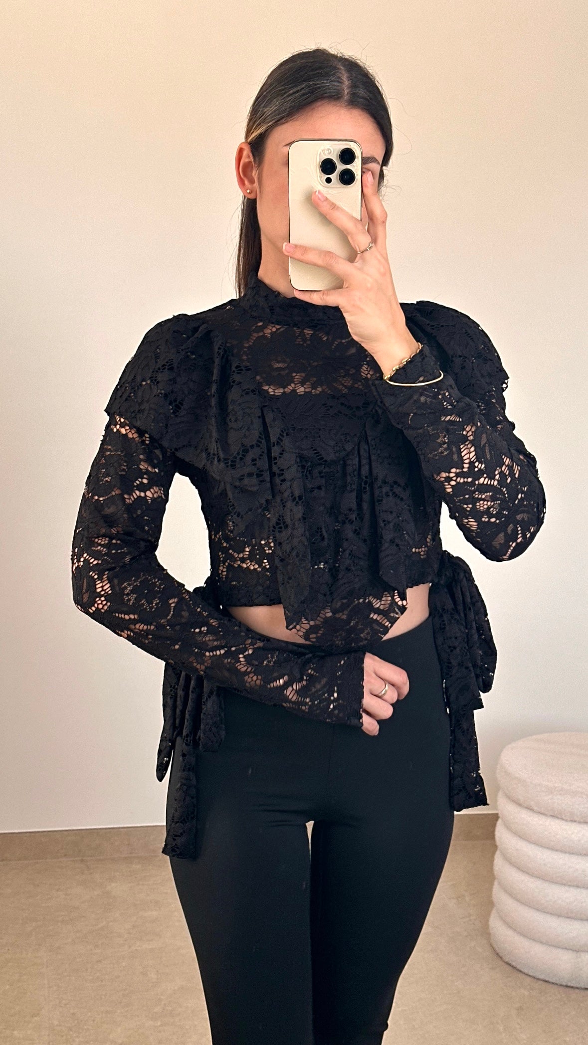 Top Ava - noir