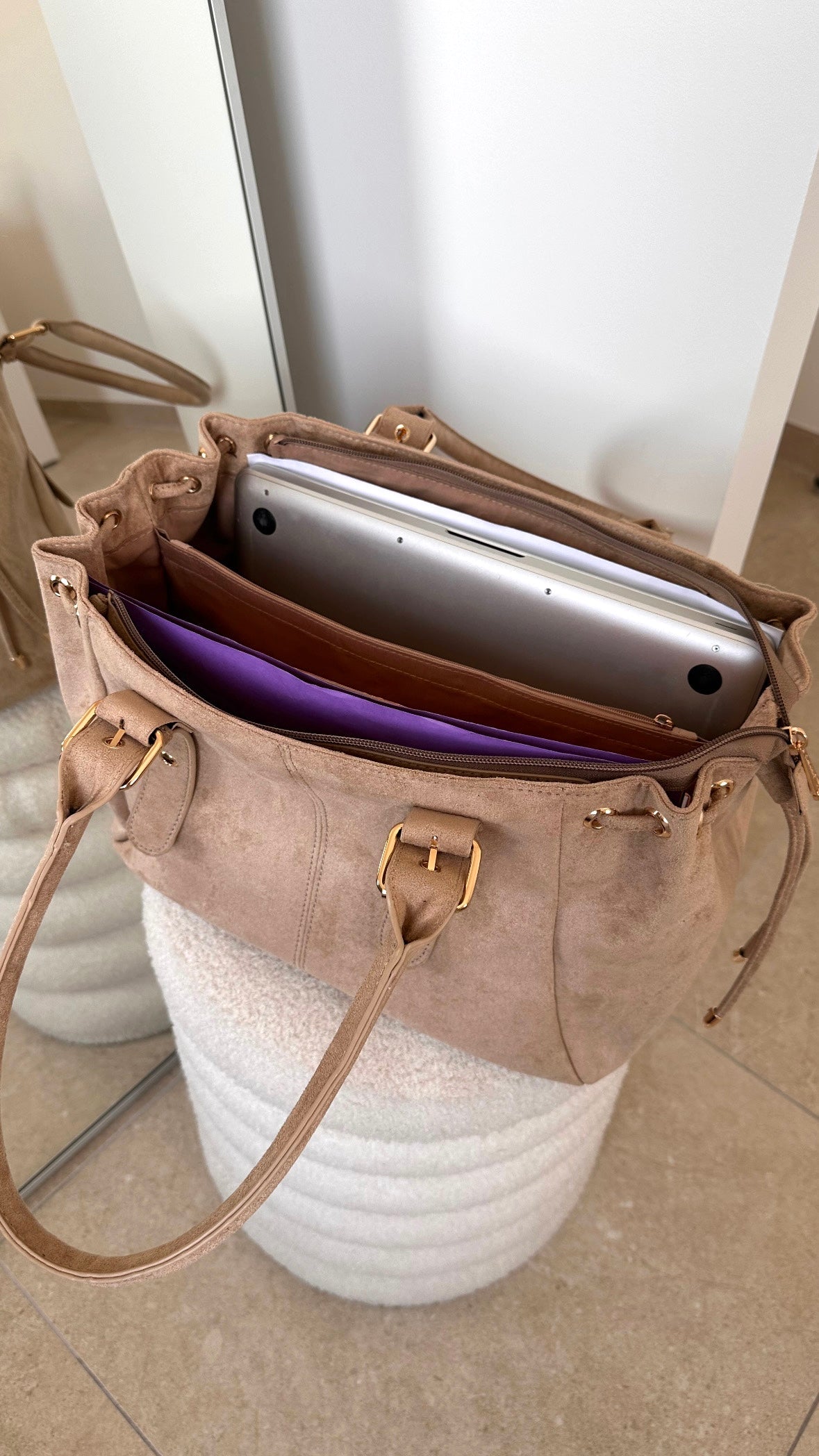 Sac Alma grand - Beige