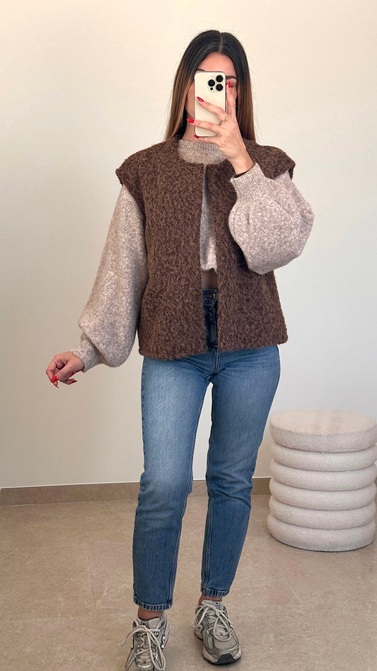 Gilet Tokyo - marron